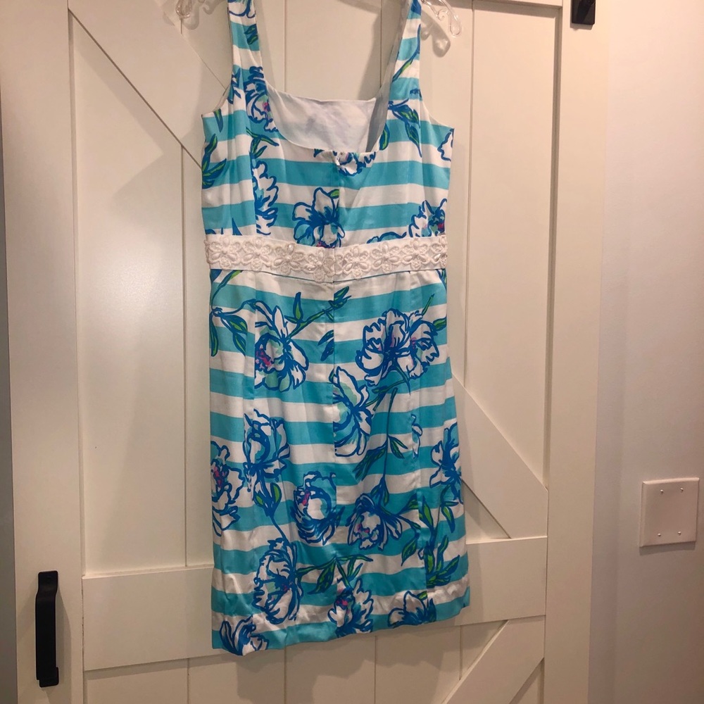 Lilly Pulitzer blue and white dress - Picture 2 of 7